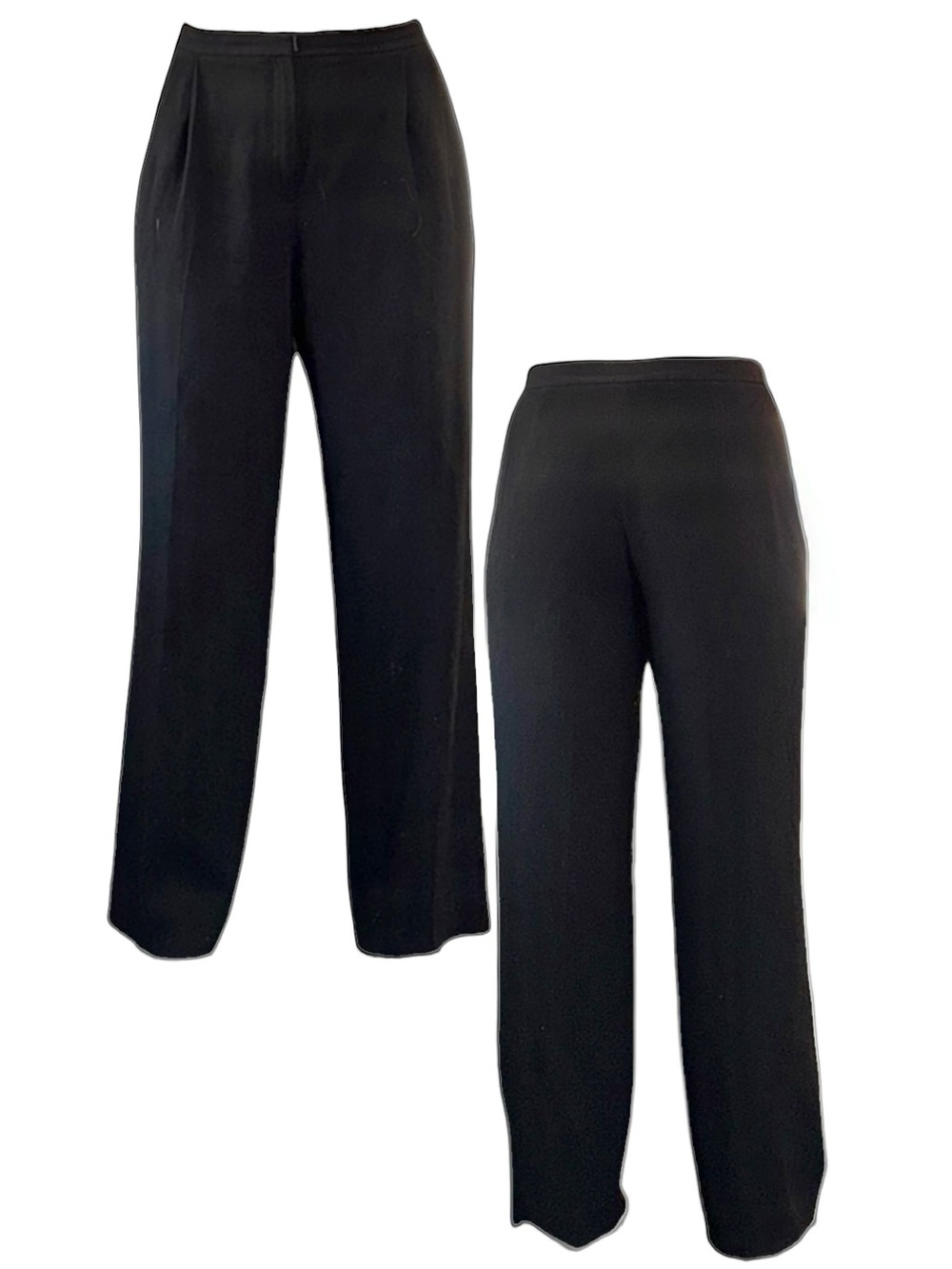 Jones New York Black Wide-Leg Dress Pants